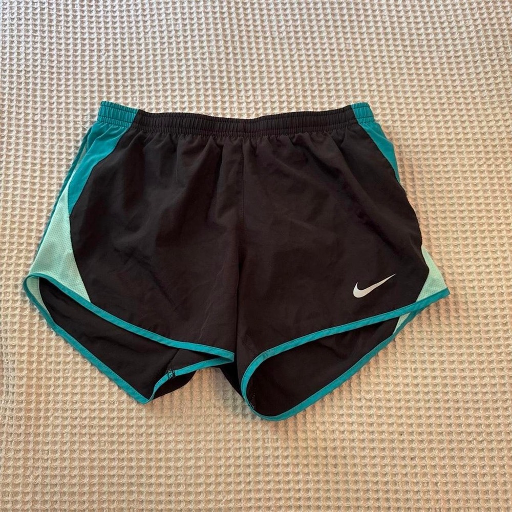 Nike Tempo Dri-FIT Running Shorts Black Teal Mint Athletic Workout
